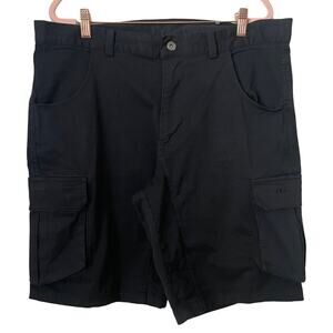 Champion Shorts Mens XL Black Cargo Cotton Baggy Casual Skater Y2K Grunge Twill
